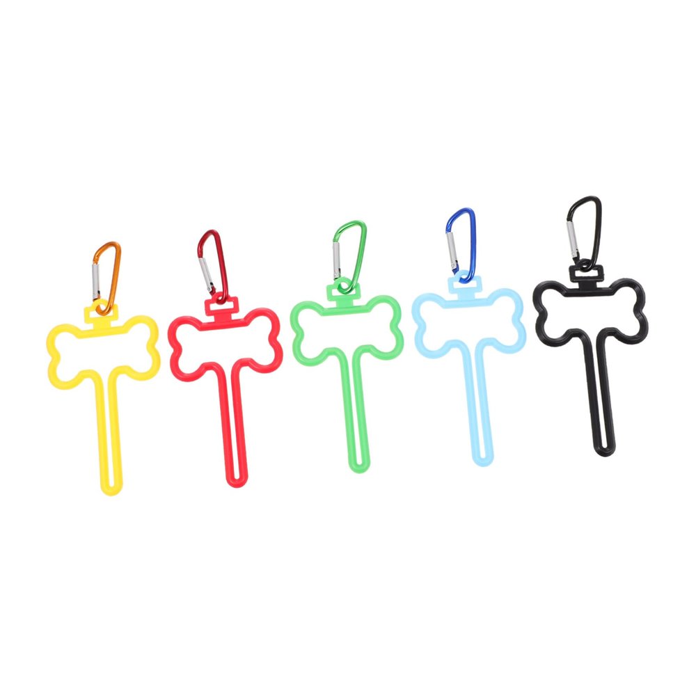 Happyyami 5-Pack Dog Waste Bag Holders, ABS Plastic