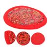 Buddhist Singing Bowl Mat, Red Fabric Pad view 3