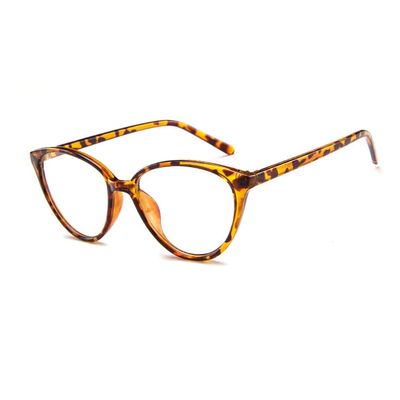 JIETIAN Women's Blue-Light-Blocking HD Reading Glasses, Lightweight Cat-Eye Frames, 1.56 Aspheric Resin Lenses, 01, +1.75