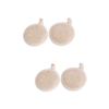 IWOWHERO 4-Piece Soft Natural Loofah Shower Scrubbers view 1