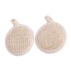 IWOWHERO 4-Piece Soft Natural Loofah Shower Scrubbers view 4