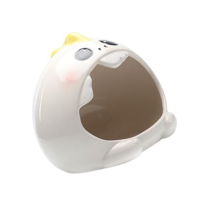 BUGUUYO Decorative Ceramic Hamster Nest, 1 Pc, Creative Design