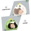 BUGUUYO Decorative Ceramic Hamster Nest, 1 Pc, Creative Design view 2
