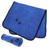 Happyyami Microfiber Dog Bath Towel - Quick Drying, Absorbent, Large, Blue view 1