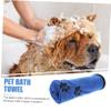 Happyyami Microfiber Dog Bath Towel - Quick Drying, Absorbent, Large, Blue view 4
