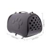 Foldable Pet Carrier with Shoulder Strap for Dogs and Rabbits view 2