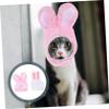 BUGUUYO 2-Piece Dog Cosplay Hat with Bunny Ears view 4