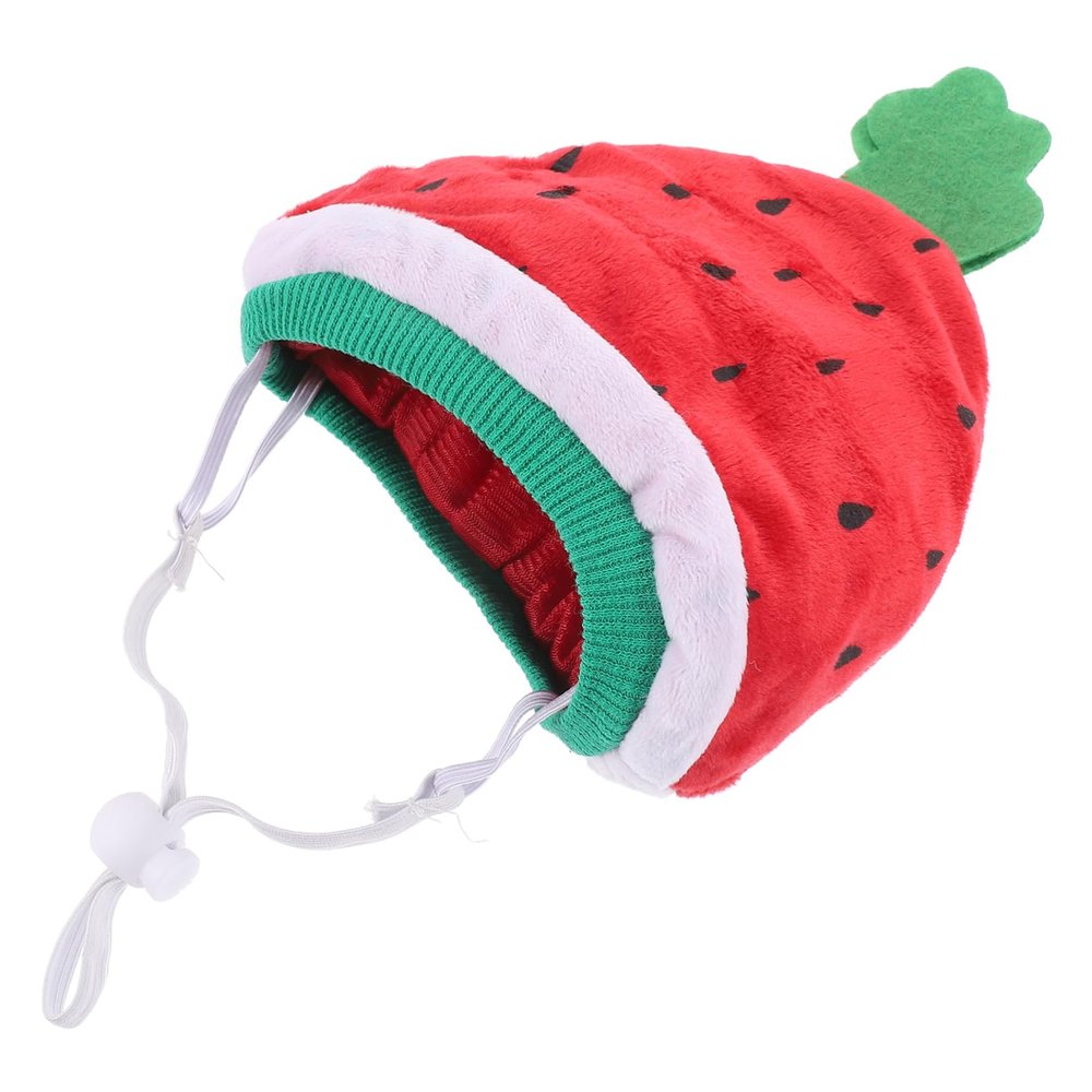 BUGUUYO Cute Pet Costume Hat - Watermelon Design