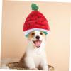 BUGUUYO Cute Pet Costume Hat - Watermelon Design view 4