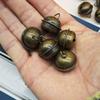 ZAAWUUT 22 mm Vintage Craft Bells, 50 Bronze Bells with 2 Bundles of Jute Twine view 3