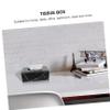 Leather Tissue Box Cover, Black Marble Design, for Bathroom view 3