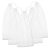 5-Pack Polyester Bird Feeder Mesh Bags, White, Hanging view 1
