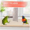 5-Pack Polyester Bird Feeder Mesh Bags, White, Hanging view 4