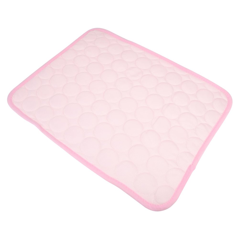 BUGUUYO Cooling Mat for Pets, Pink, Foldable and Lightweight