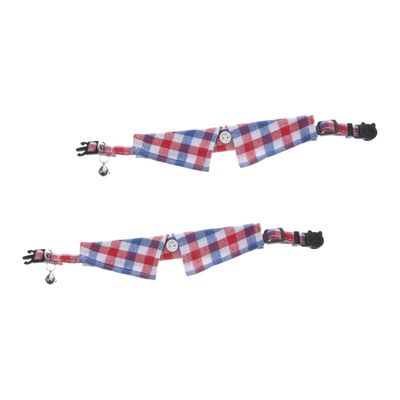 BUGUUYO 2-Pack Cat Collar with Bell