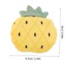 BUGUUYO 4-Piece Interactive Cat Toy Set, Plush Cartoon Fruit Design with Crinkle Paper view 2