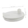 UPKOCH Leak-Proof Cover for Portable Polypropylene, White, Easy Installation, High Compatibility for Breastfeeding Mothers view 2