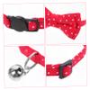 BUGUUYO Adjustable Dog Collar with Bow and Bell view 4