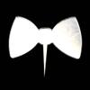 Cake Topper with Bow Tie, 10 cm view 1
