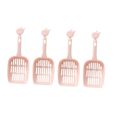 BUGUUYO 4-Pack Colorful Cat Litter Scoops
