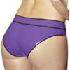 TUNAYI Purple Latex Briefs with Black Trim, Rubber Underwear Shorts, Black with Transparent Brown, Men's XS view 2