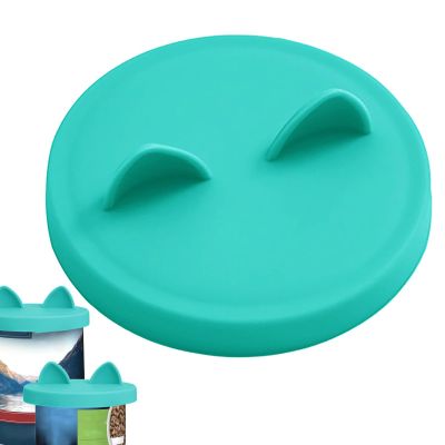 Pet Food Can Lid with Cat Ears