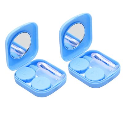 PLAFOPE Contact Lens Case with Folding Design - 2 Pieces
