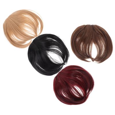 Clip-In Bangs for Women, 4-Piece Set, Adjustable
