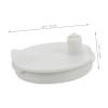 HAPINARY Leak-Proof Pump Cover for Portable Breastfeeding, Polypropylene, Easy to Install, White view 2