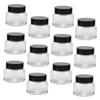 BIUDECO 12-Piece Glass Cream Jars with Wide Mouths and Secure Lids view 1