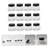 BIUDECO 12-Piece Glass Cream Jars with Wide Mouths and Secure Lids view 4