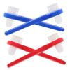 4-Piece Portable Denture Toothbrushes with Soft Bristles for Adults view 1