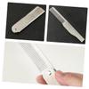VINTORKY Folding Stainless Steel Beard Comb for Men view 3