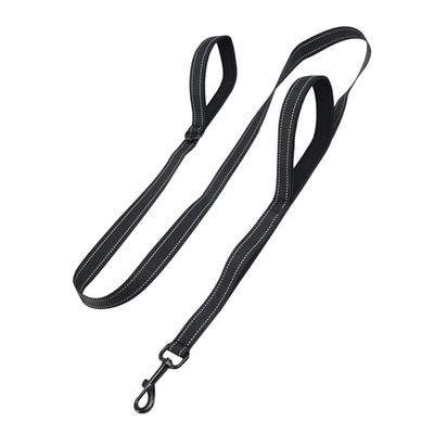 Multifunctional Dog Leash, High Break Strength, Durable Black Nylon
