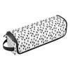 2-in-1 Hair Styling Tool Travel Case with Heat-Resistant Mat, Black Pattern view 1