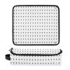KLL Hair Tools Travel Bag with Heat-Resistant Mat, Abstract Black and White view 3