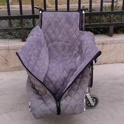 Thick Winter Wheelchair Leg Blanket with Fleece Lining