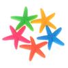 HYROOY Artificial Starfish, Coral Ornaments, Aquarium Decoration, Resin Fish Simulation, 5 Pieces view 1
