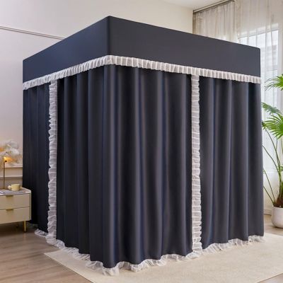Princess Bed Tent Canopy with 4 Corner Posts, 99% Blackout