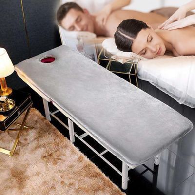 Foam Mattress for Bed, 6 cm, with Elastic Straps, Breathing Hole and Non-Slip Design, Gray, 60 x 180 cm