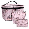 Dolyues Eiffel Tower 3-Pack Makeup Bags for Women view 1