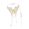 Elegant Silver Alloy Butterfly Hair Clip for Women view 2