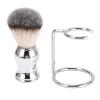 Synthetic Shaving Brush Set for Men with Bowl and Stand view 1