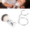 Synthetic Shaving Brush Set for Men with Bowl and Stand view 4