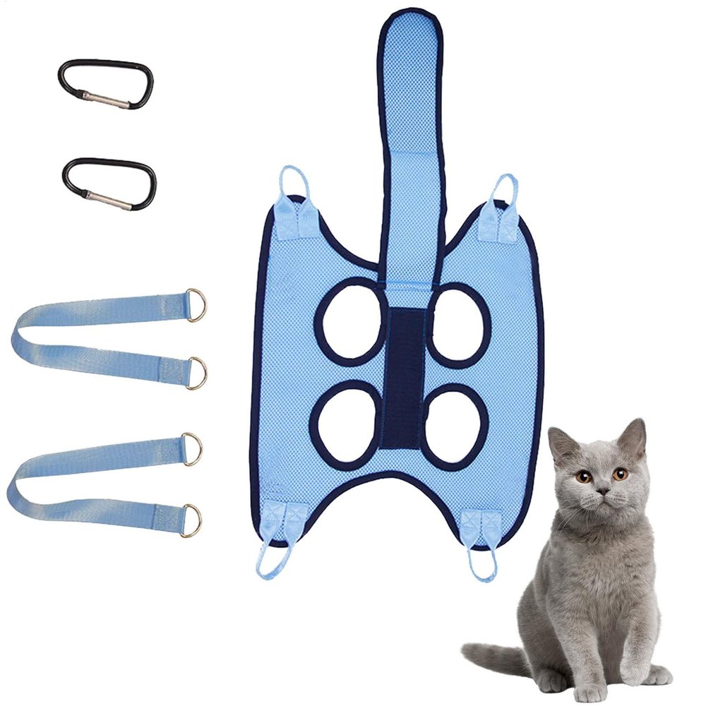 Breathable Dog Grooming Hammock for Nail Trimming