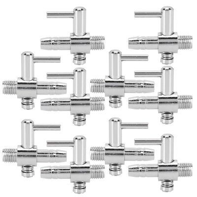Stainless Steel Aquarium Air Control Valve Set, 10 Pieces
