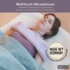WellTouch Wheat Grain Pillow L | Microwaveable Heat Pillow | Made in Germany | For Neck and Back Tension | Dusty Pink view 2