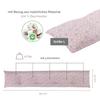 WellTouch Wheat Grain Pillow L | Microwaveable Heat Pillow | Made in Germany | For Neck and Back Tension | Dusty Pink view 3