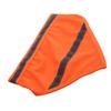 Breathable Dog Bandana with Reflective Effect, Fluorescent Orange, L view 2