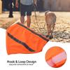 Breathable Dog Bandana with Reflective Effect, Fluorescent Orange, L view 4